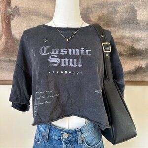 Hollister Black Cosmic Soul Crop Top